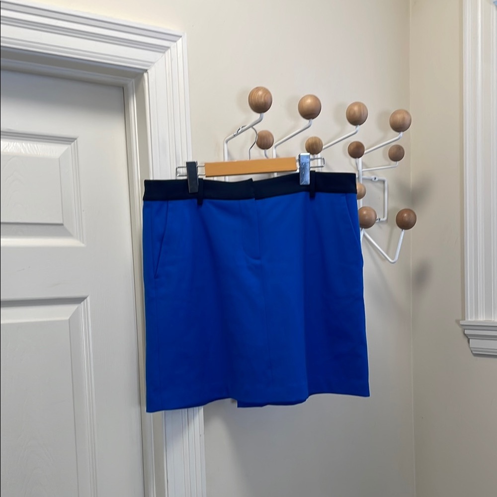 Tory Burch Sport Tennis Pencil Mini Skort Skirt With Shorts - Blue - Large